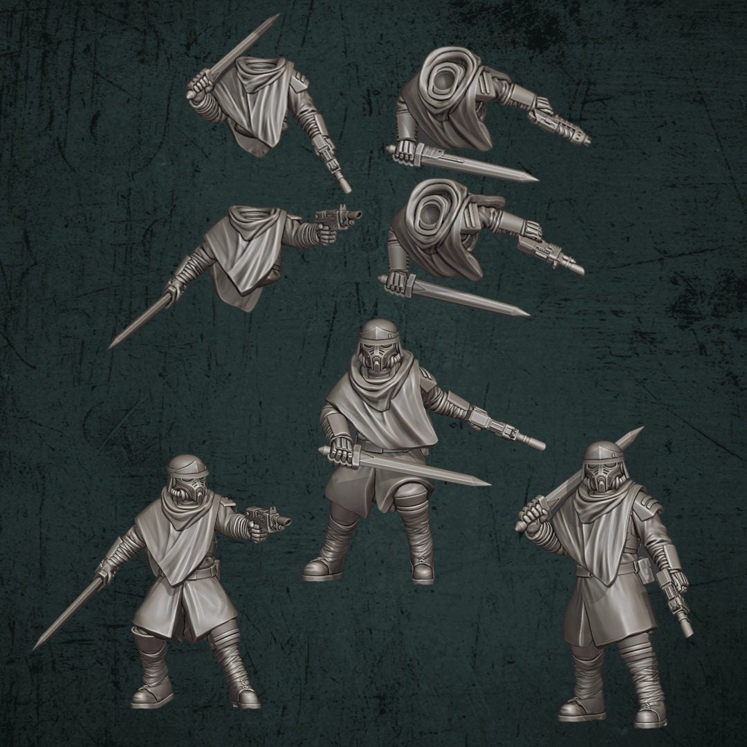Trench Devils Officers and NCOs - Quartermaster 3D - Sigmarite Boutique