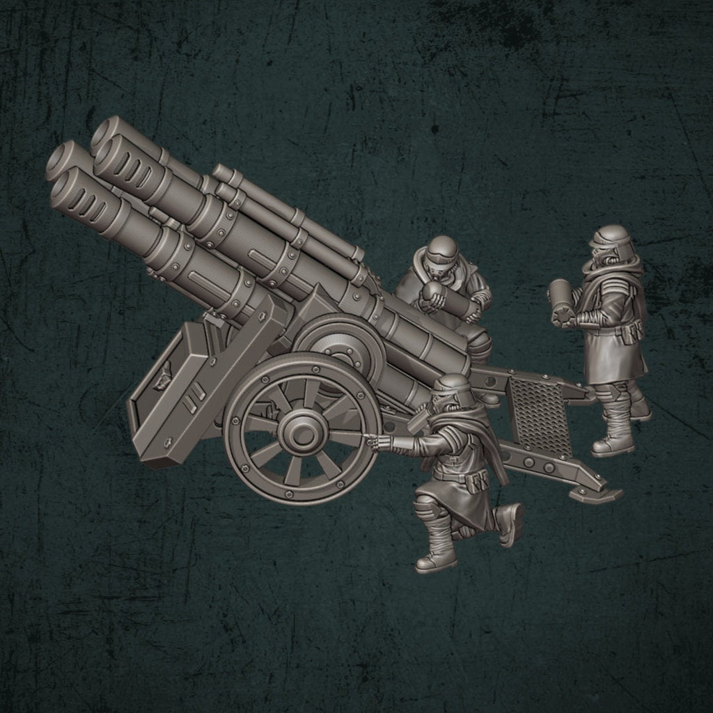 Trench Devils Quad Cannon - Quartermaster 3D - Sigmarite Boutique