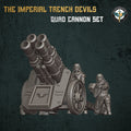 Trench Devils Quad Cannon - Quartermaster 3D - Sigmarite Boutique