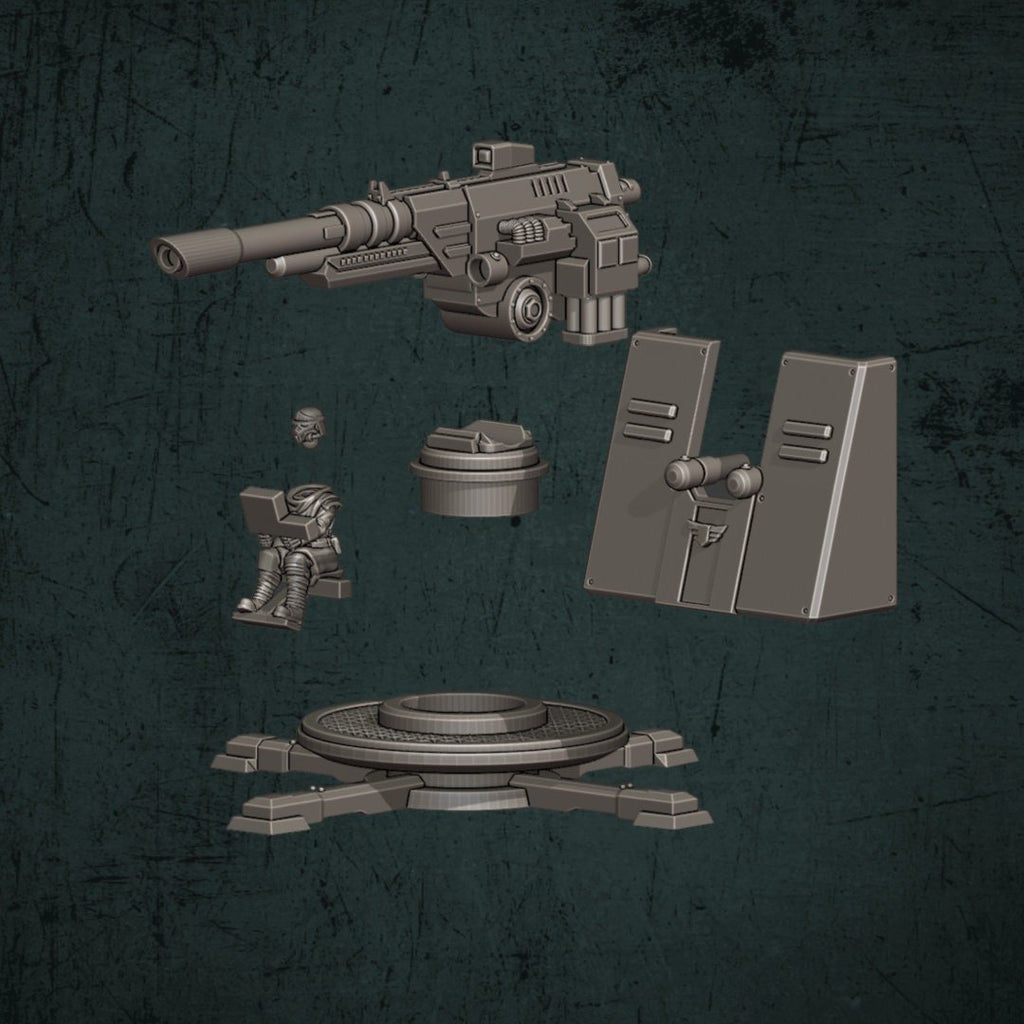 Trench Devils Turbo Laser Emplacement - Quartermaster 3D - Sigmarite Boutique
