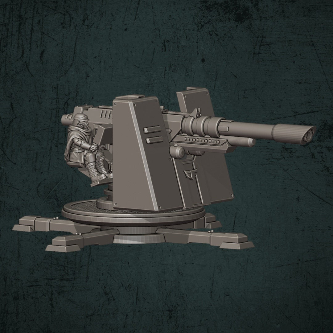 Trench Devils Turbo Laser Emplacement - Quartermaster 3D - Sigmarite Boutique