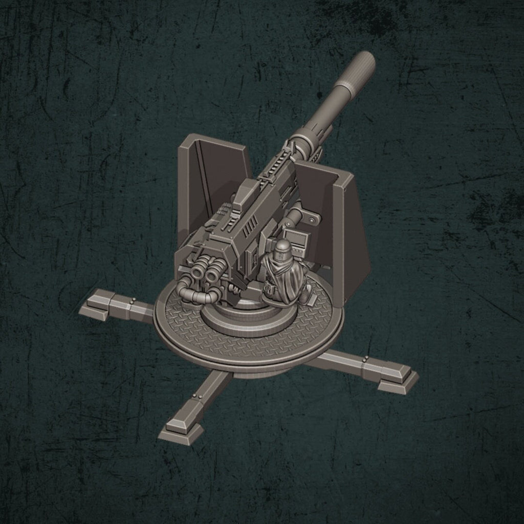 Trench Devils Turbo Laser Emplacement - Quartermaster 3D - Sigmarite Boutique