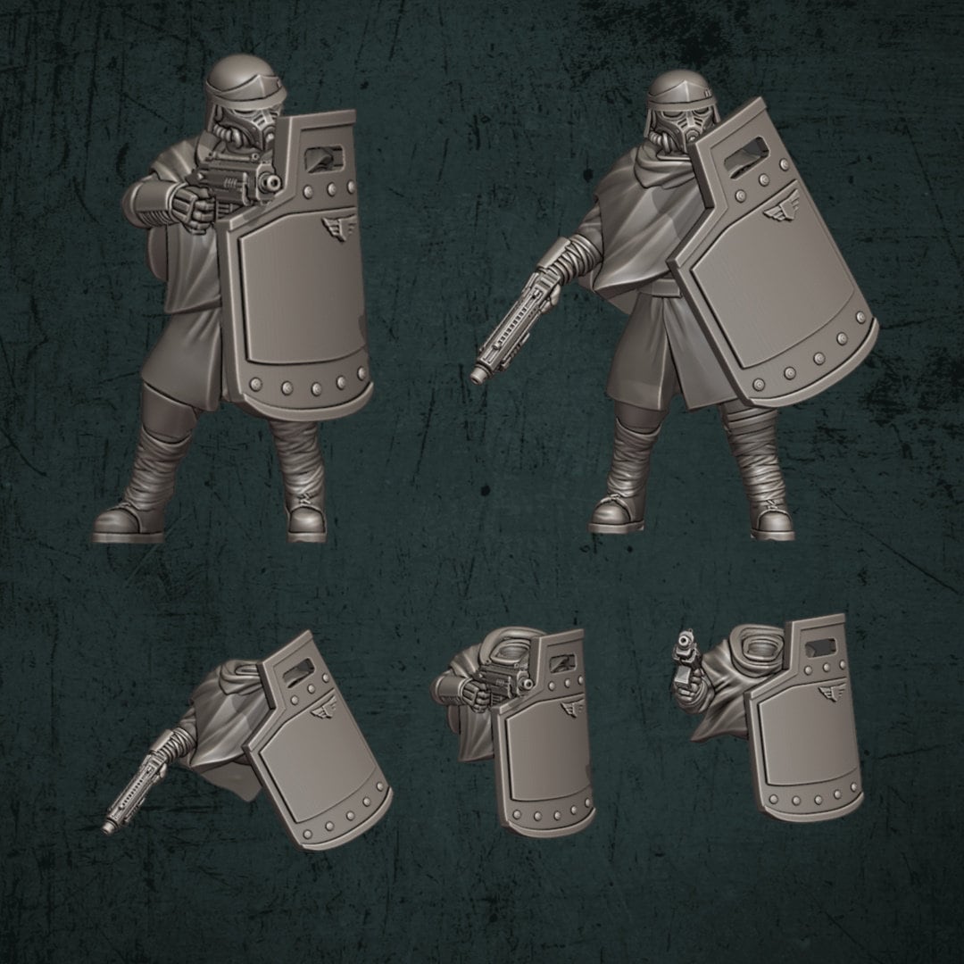 Trench Devils Void Combat Squad - Quartermaster 3D - Sigmarite Boutique