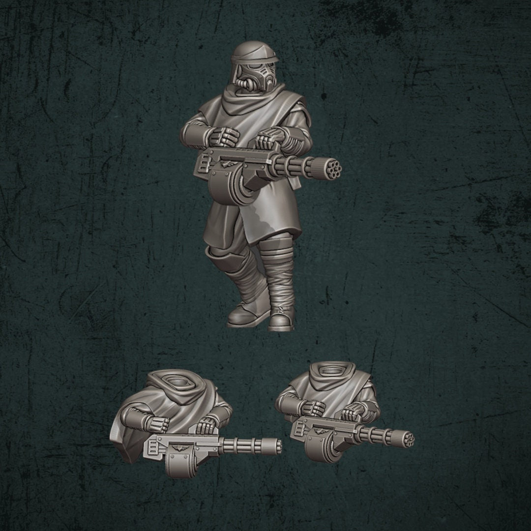 Trench Devils Void Combat Squad - Quartermaster 3D - Sigmarite Boutique