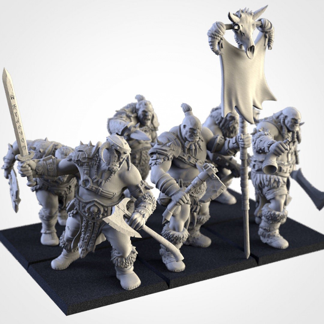 Tribe Ogres - Northern Ogres - Txarli Factory - Sigmarite Boutique