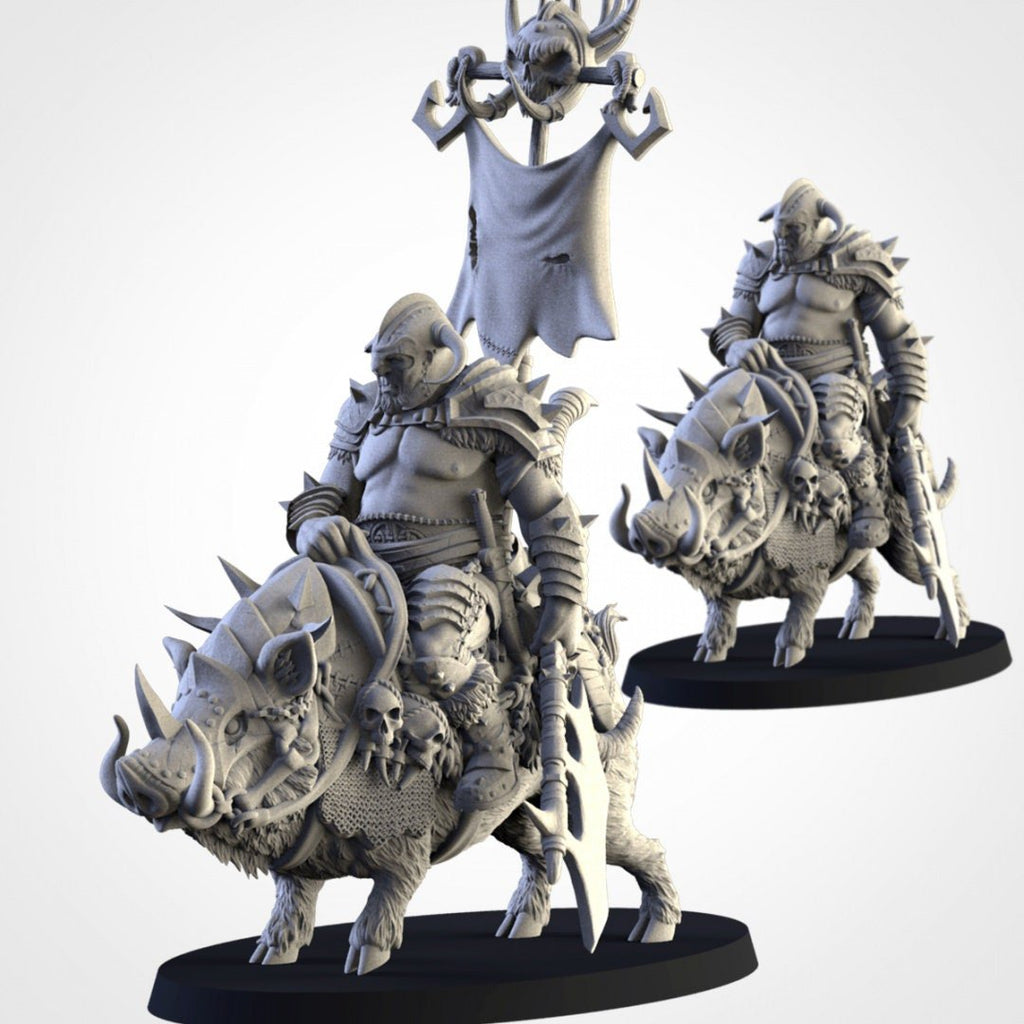 Tusker Cavalry - Northern Ogres - Txarli Factory - Sigmarite Boutique