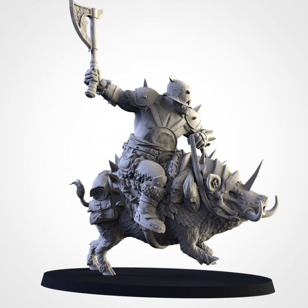 Tusker Cavalry - Northern Ogres - Txarli Factory - Sigmarite Boutique