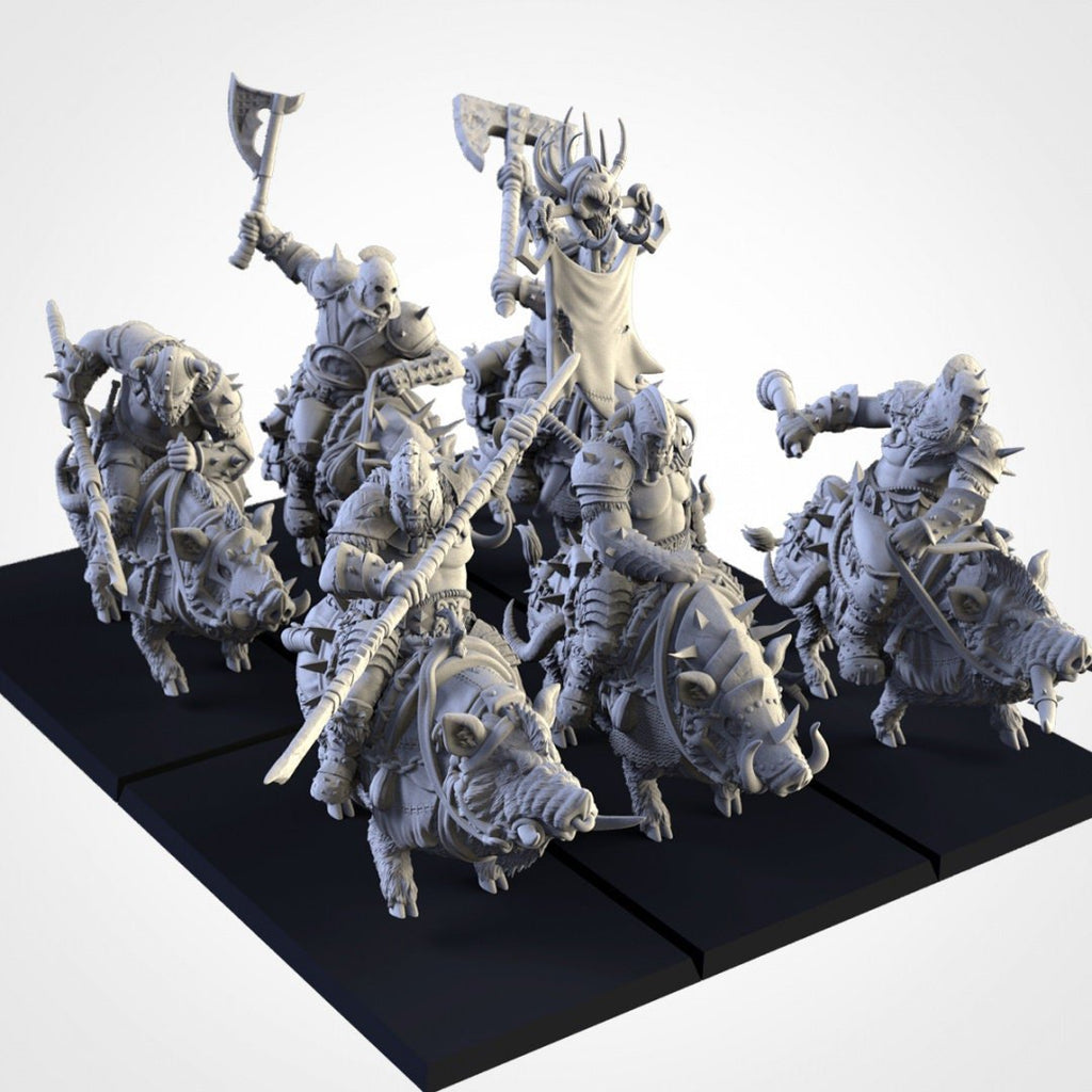 Tusker Cavalry - Northern Ogres - Txarli Factory - Sigmarite Boutique
