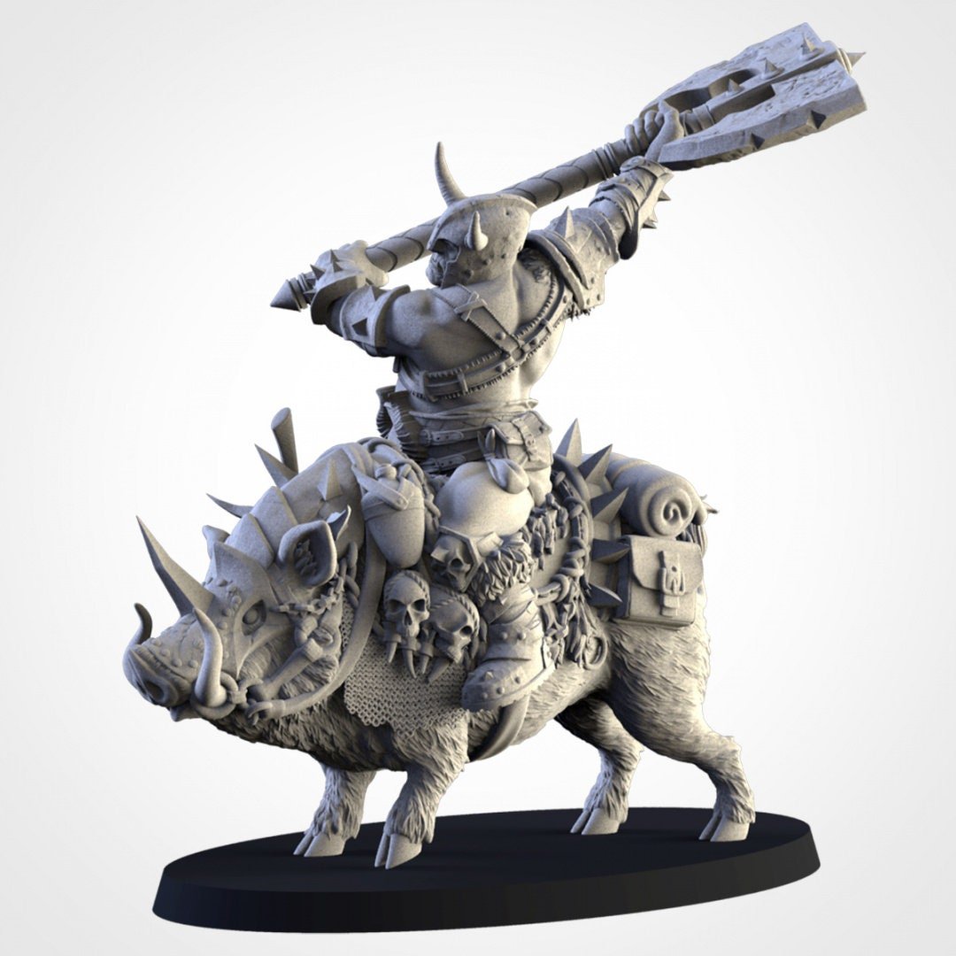 Tusker Cavalry - Northern Ogres - Txarli Factory - Sigmarite Boutique