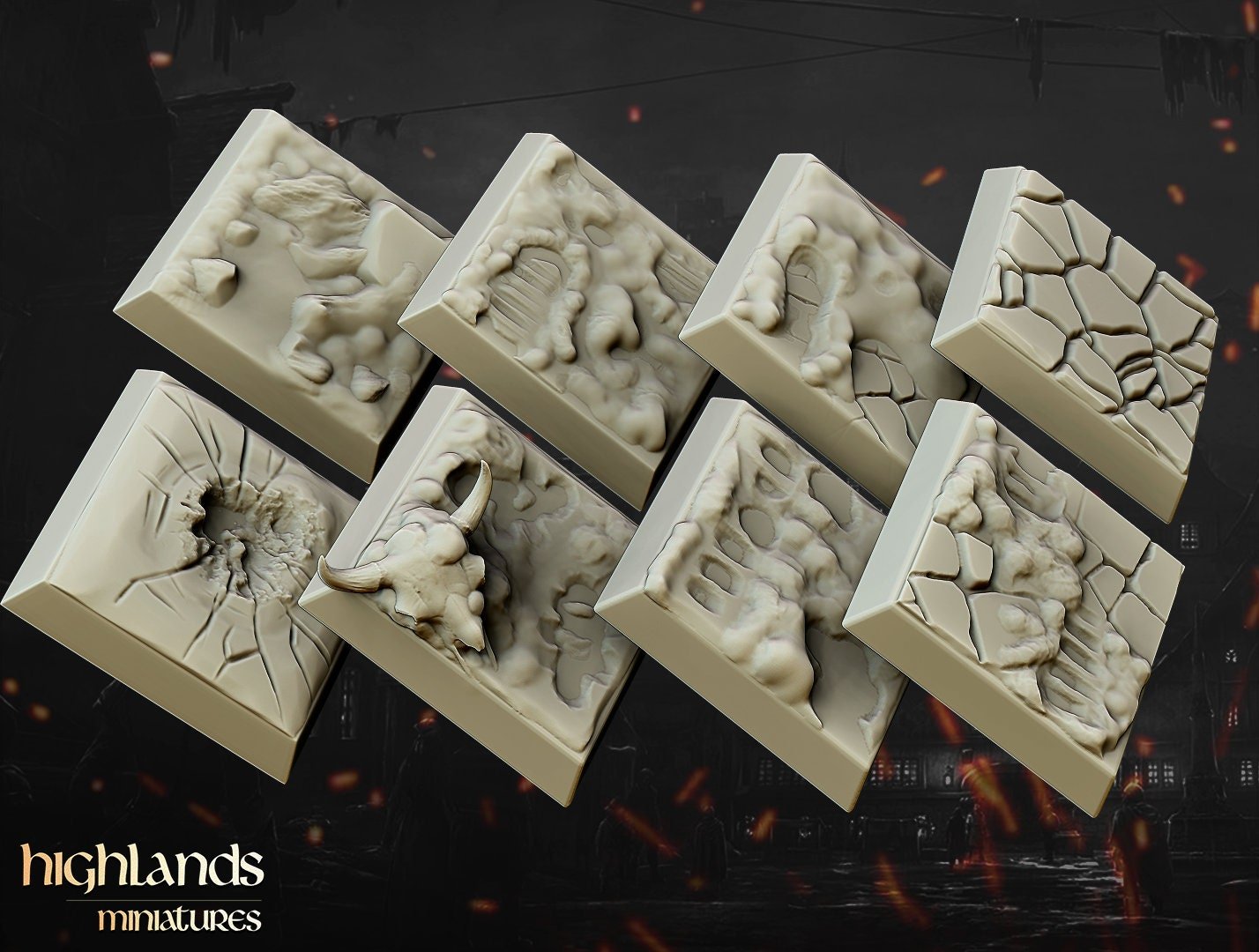 Undead Blackwatch Command - Highlands Miniatures - Sigmarite Boutique