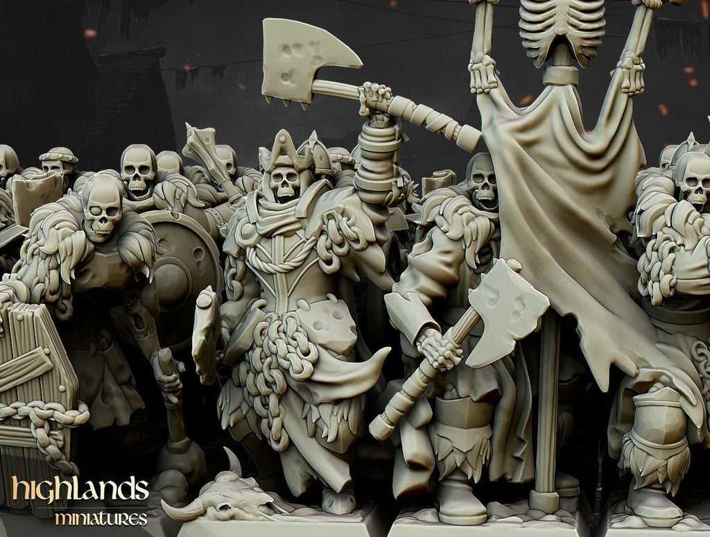 Undead Blackwatch Command - Highlands Miniatures - Sigmarite Boutique