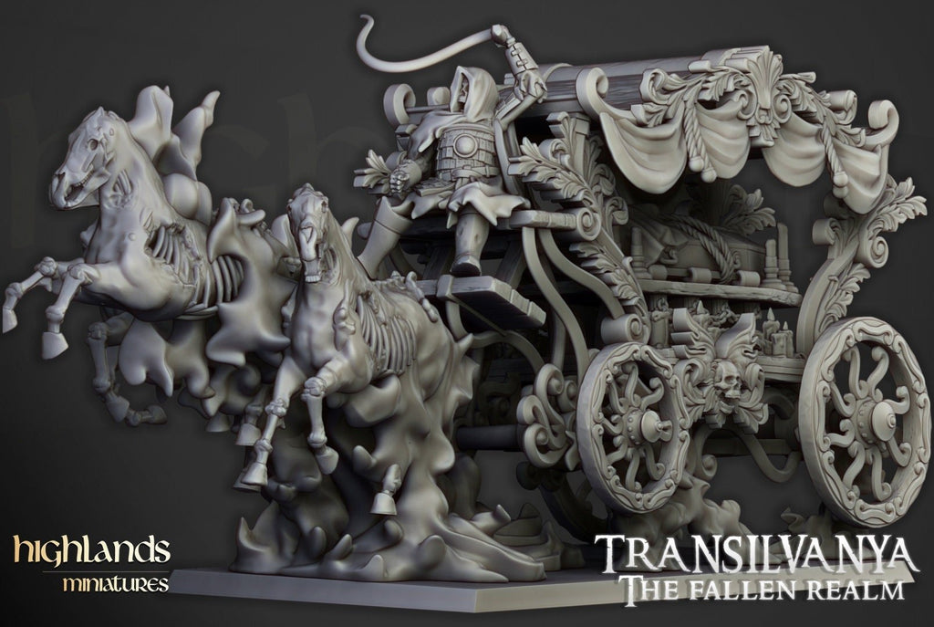 Undead Boyar Chariot - Highlands Miniatures - Sigmarite Boutique