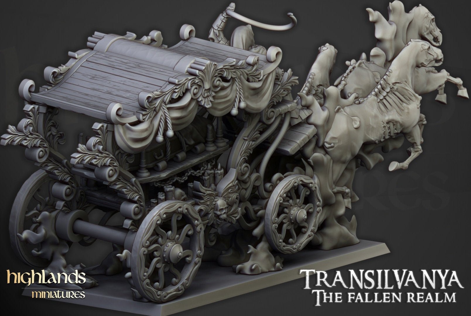 Undead Boyar Chariot - Highlands Miniatures - Sigmarite Boutique