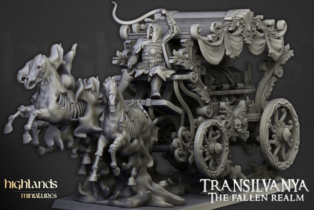 Undead Boyar Chariot - Highlands Miniatures - Sigmarite Boutique