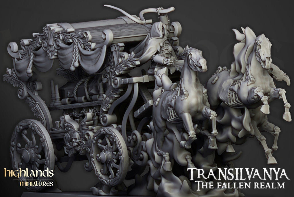 Undead Boyar Chariot - Highlands Miniatures - Sigmarite Boutique