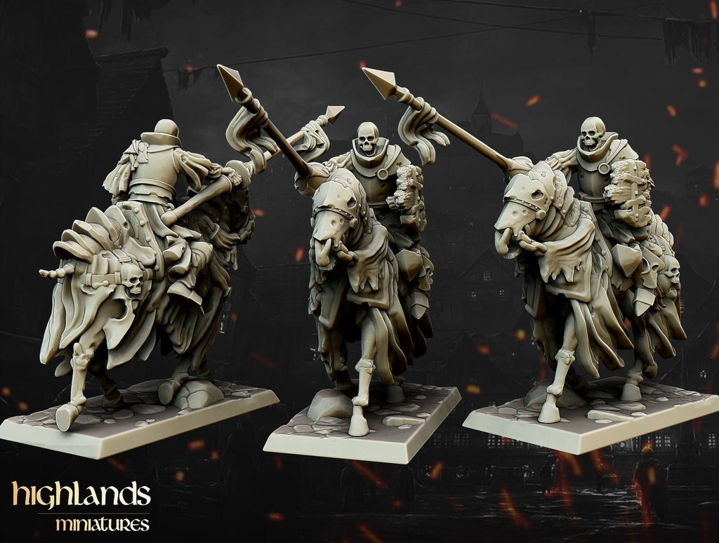 Undead Dark Knights - Highlands Miniatures - Sigmarite Boutique
