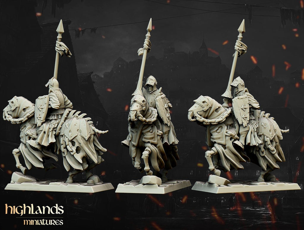 Undead Dark Knights - Highlands Miniatures - Sigmarite Boutique