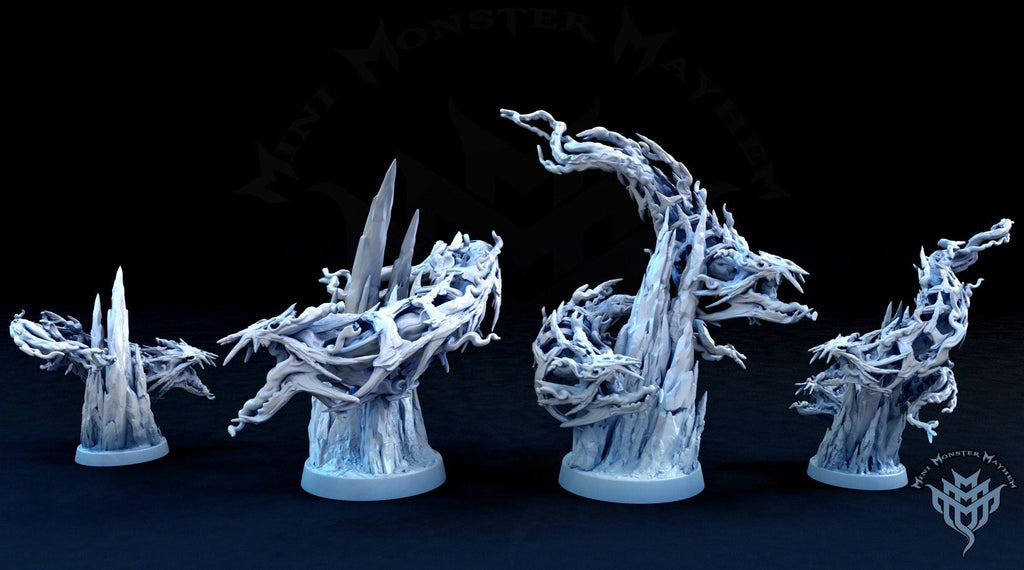 Undead Ice Serpents - Glacial Depths - Mini Monster Mayhem - Sigmarite Boutique