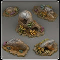 Underwater Stone Caves - Fantastic Plants and Rocks - Print Your Monsters - Sigmarite Boutique