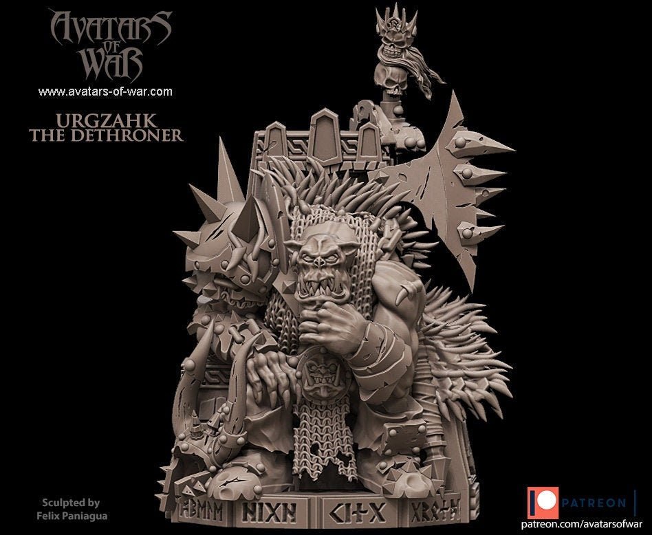 Urgzahk the Dethroner - Avatars of War - Sigmarite Boutique