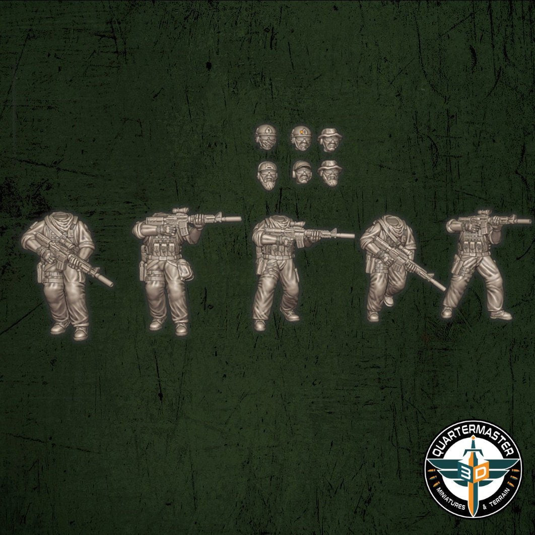 US Special Forces - War in Iraq - Quartermaster 3D - Sigmarite Boutique