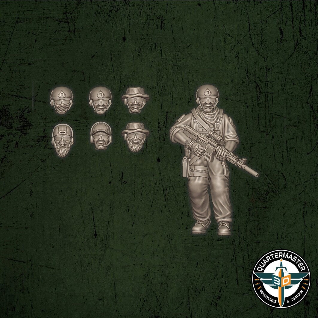 US Special Forces - War in Iraq - Quartermaster 3D - Sigmarite Boutique