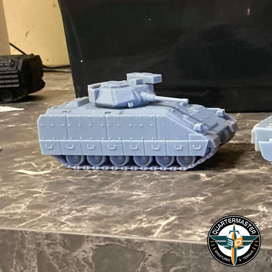 USMC Bradley M2 Infantry Fighting Vehicle - War in Iraq - Quartermaster 3D - Sigmarite Boutique