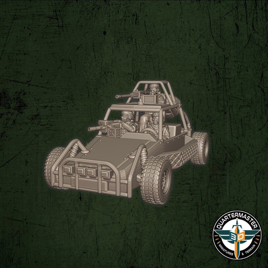 USMC Desert Patrol Vehicle - War in Iraq - Quartermaster 3D - Sigmarite Boutique