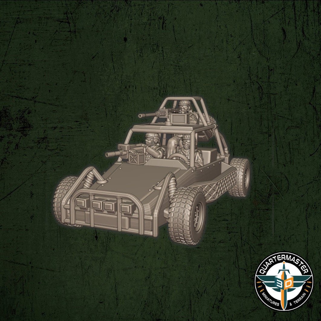 USMC Desert Patrol Vehicle - War in Iraq - Quartermaster 3D - Sigmarite Boutique