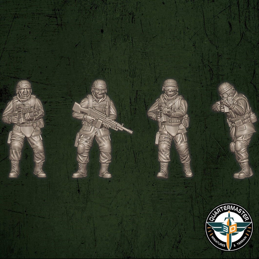 USMC Fireteams - War in Iraq - Quartermaster 3D - Sigmarite Boutique