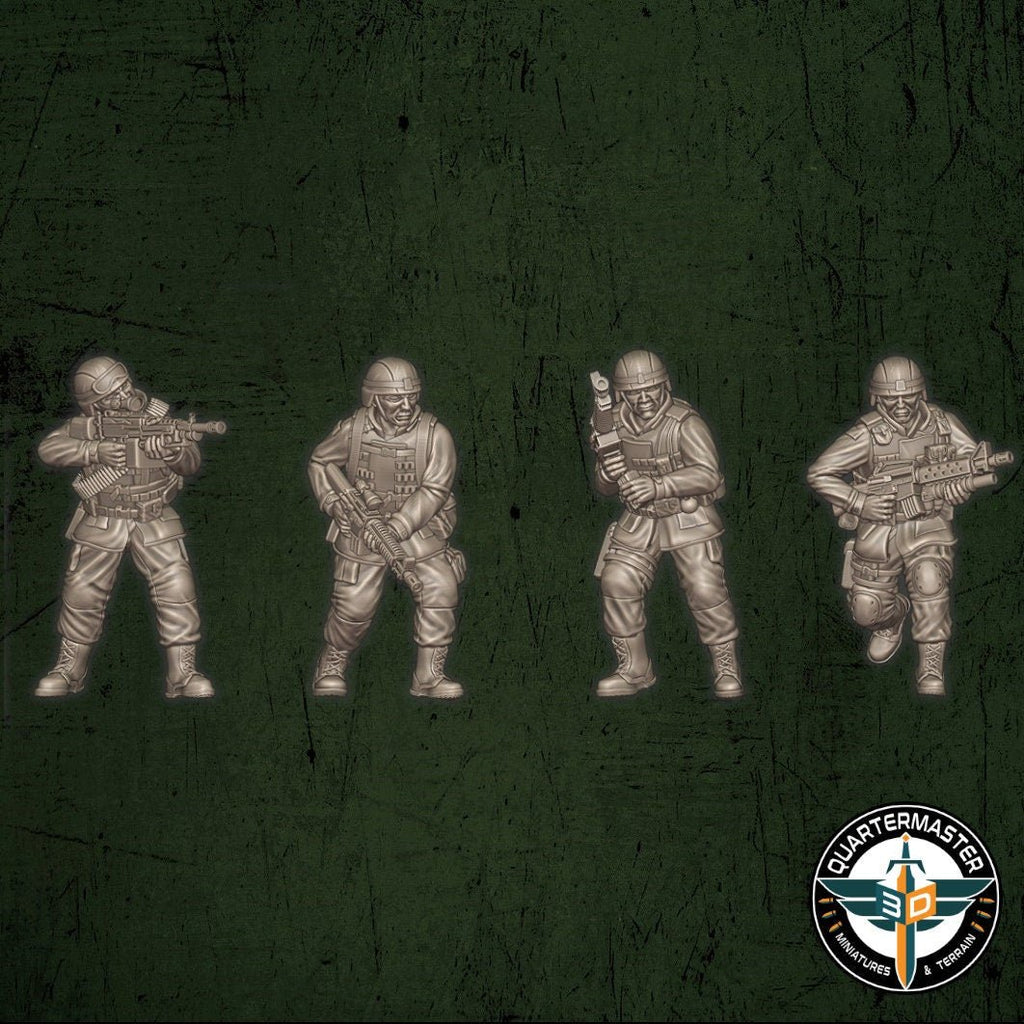 USMC Fireteams - War in Iraq - Quartermaster 3D - Sigmarite Boutique