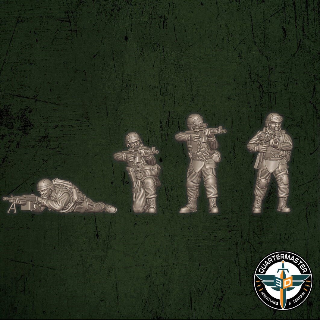 USMC Fireteams - War in Iraq - Quartermaster 3D - Sigmarite Boutique