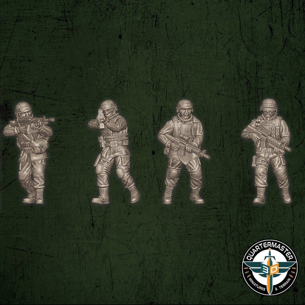 USMC Fireteams - War in Iraq - Quartermaster 3D - Sigmarite Boutique