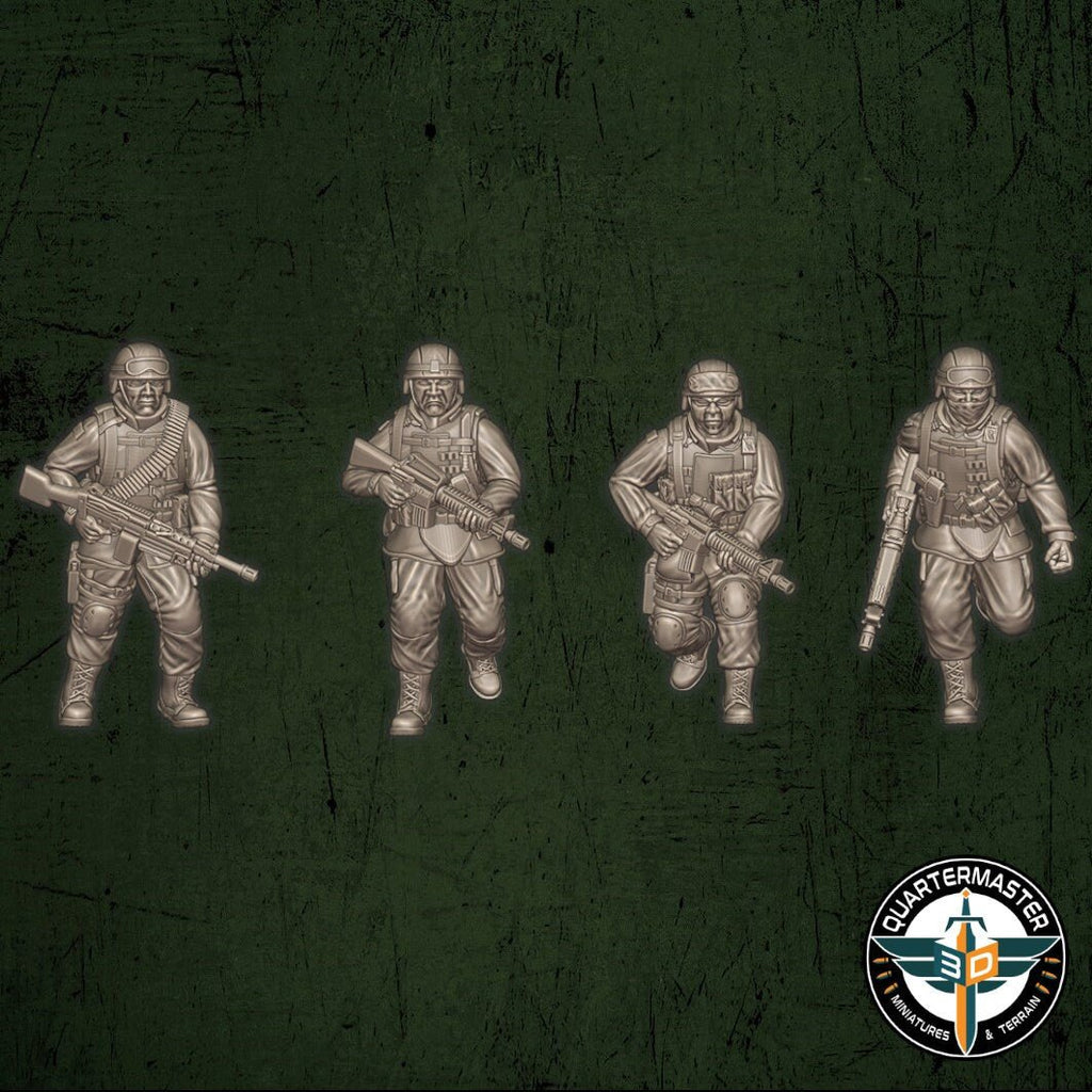 USMC Fireteams - War in Iraq - Quartermaster 3D - Sigmarite Boutique