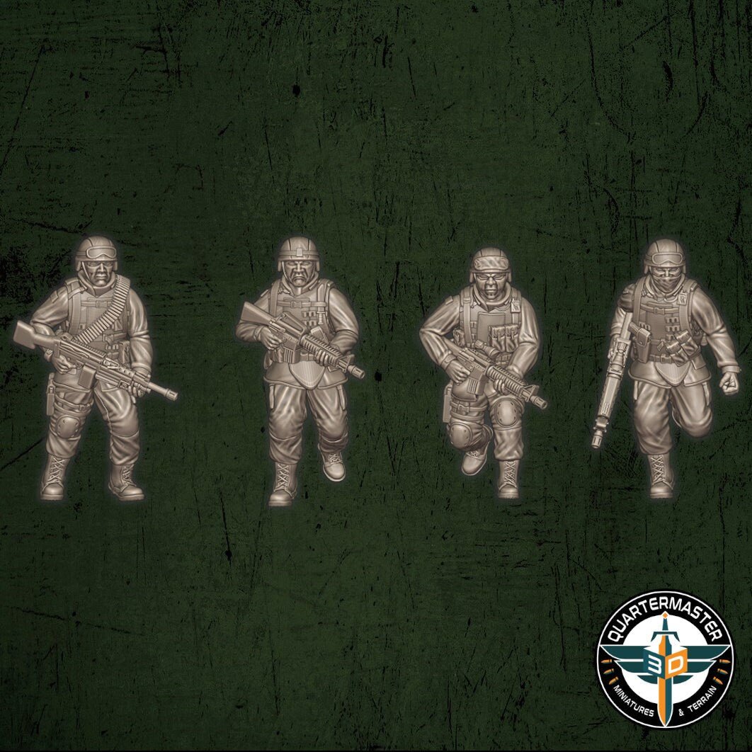 USMC Fireteams - War in Iraq - Quartermaster 3D - Sigmarite Boutique