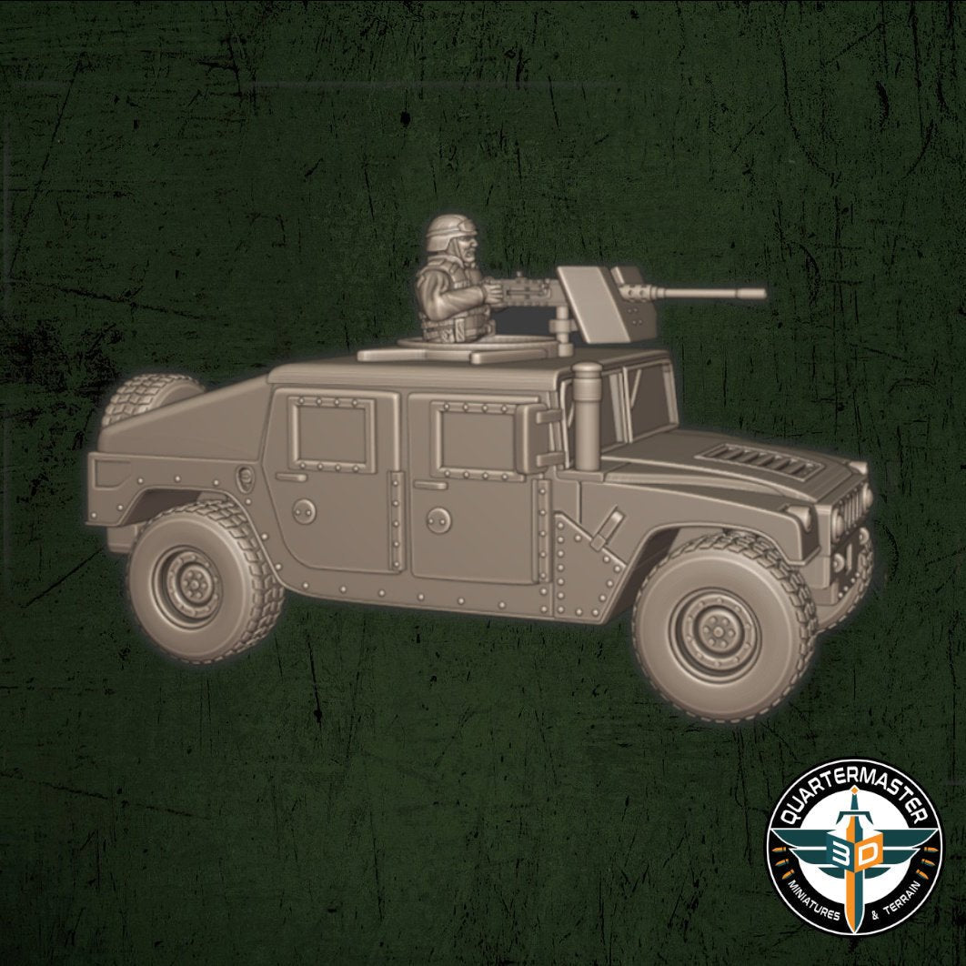 USMC HMMWV - War in Iraq - Quartermaster 3D - Sigmarite Boutique
