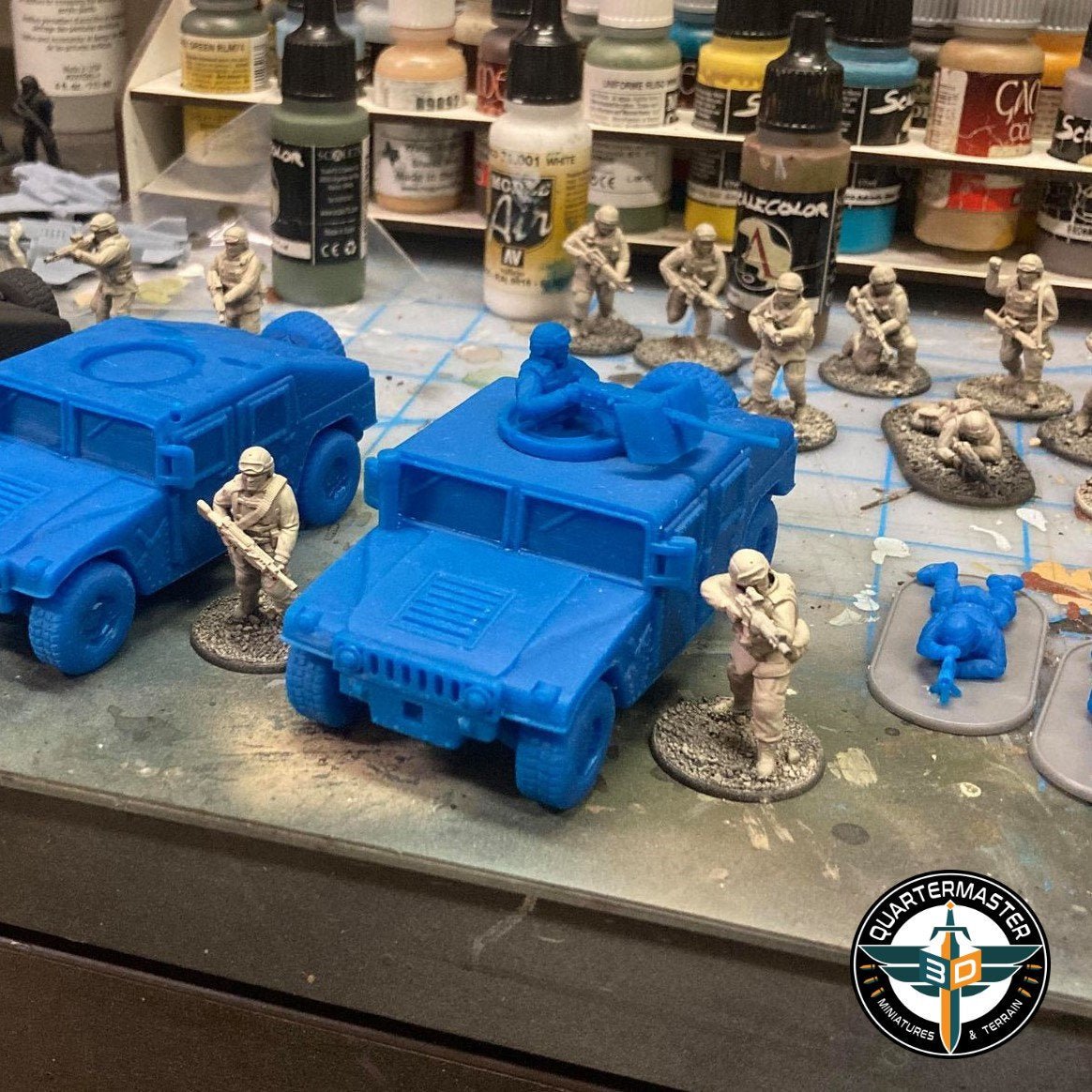 USMC HMMWV - War in Iraq - Quartermaster 3D - Sigmarite Boutique