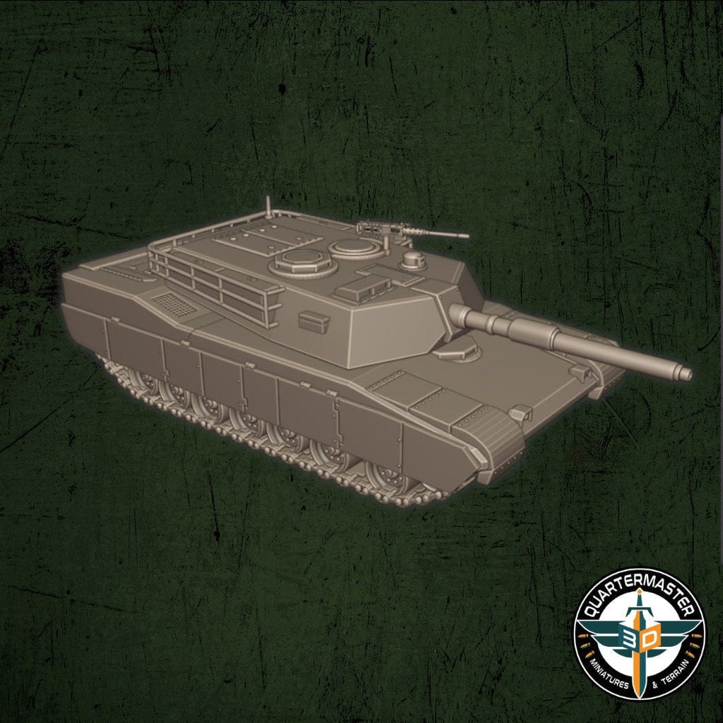USMC M1A Abrams - War in Iraq - Quartermaster 3D - Sigmarite Boutique