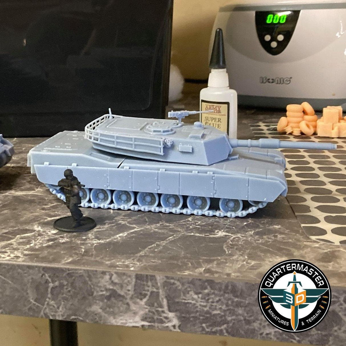 USMC M1A Abrams - War in Iraq - Quartermaster 3D - Sigmarite Boutique