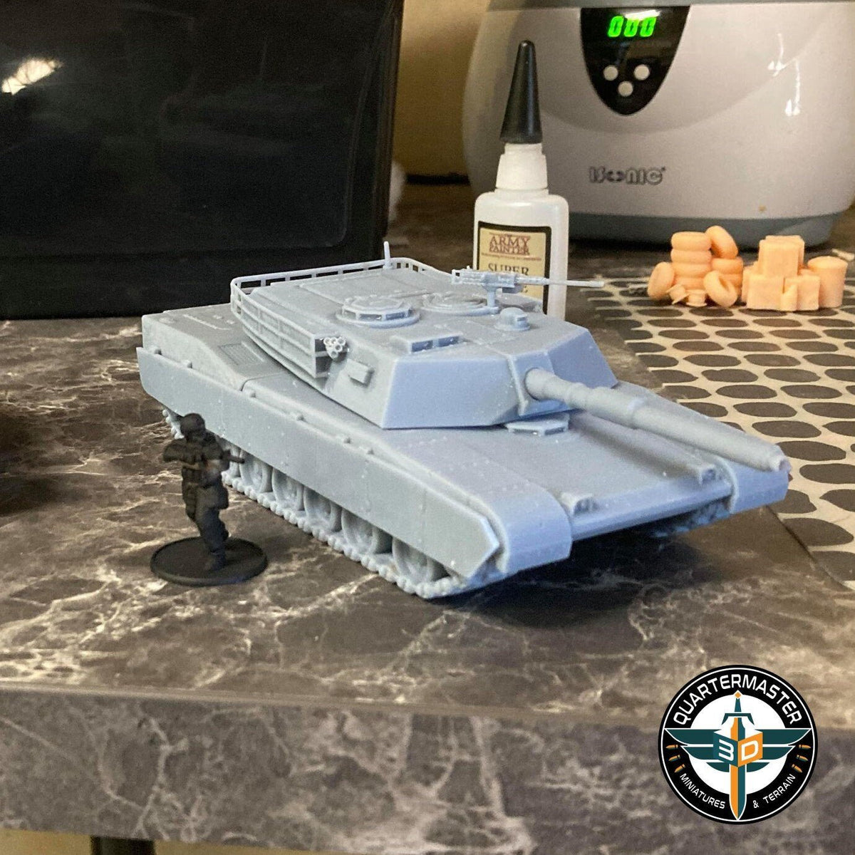 USMC M1A Abrams - War in Iraq - Quartermaster 3D - Sigmarite Boutique