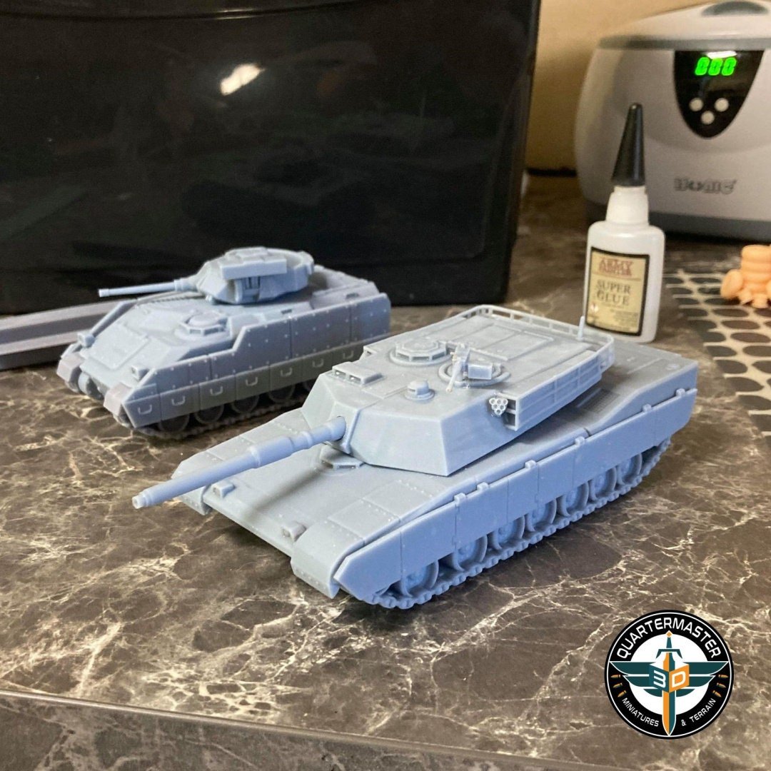 USMC M1A Abrams - War in Iraq - Quartermaster 3D - Sigmarite Boutique