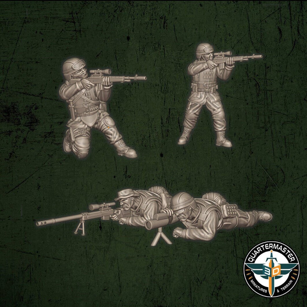 USMC Snipers - War in Iraq - Quartermaster 3D - Sigmarite Boutique