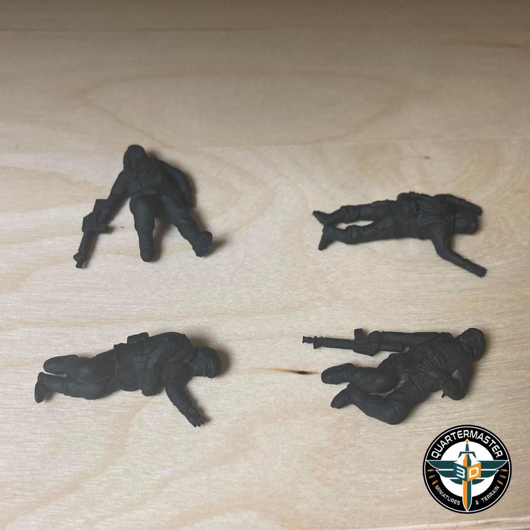 USMC Wounded - War in Iraq - Quartermaster 3D - Sigmarite Boutique
