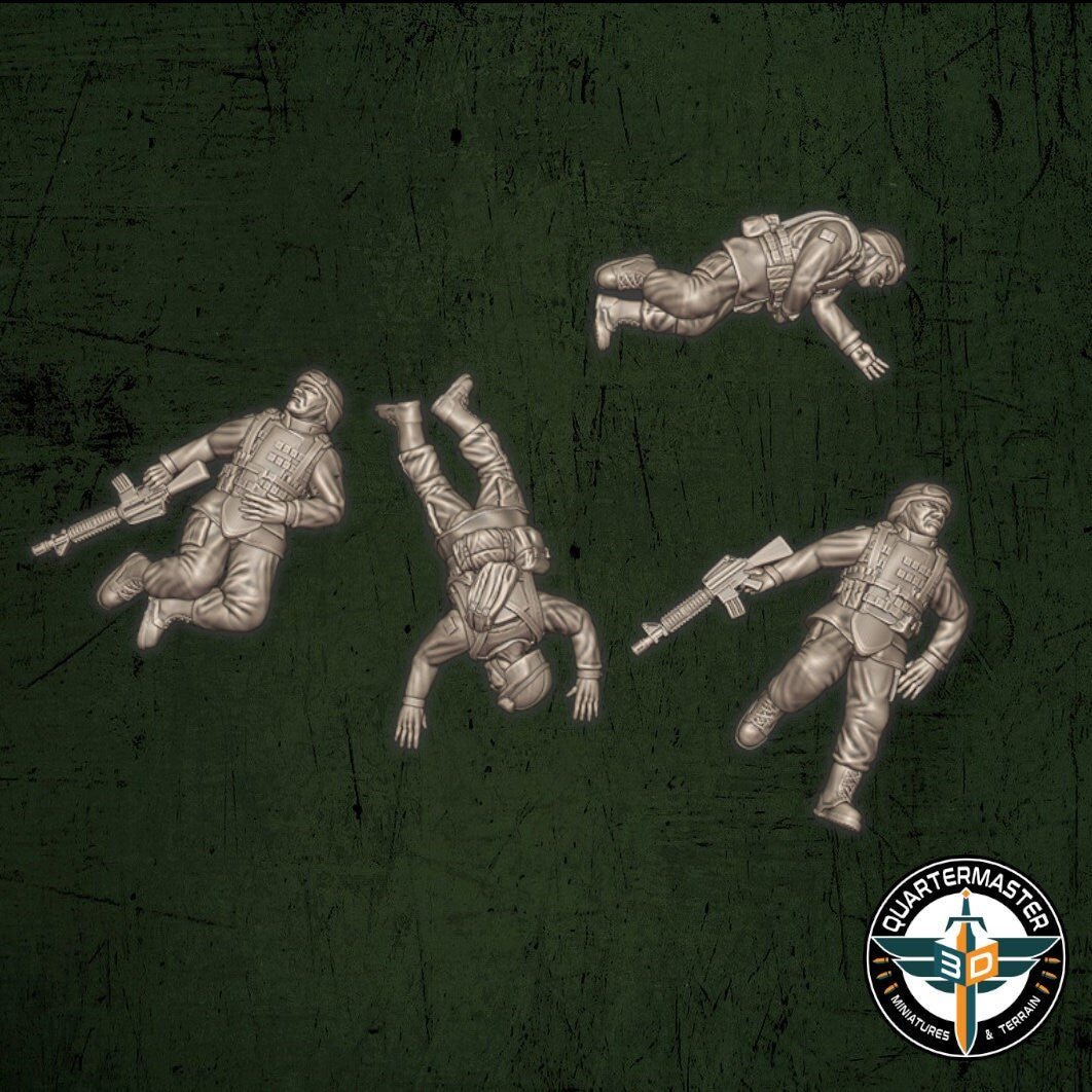 USMC Wounded - War in Iraq - Quartermaster 3D - Sigmarite Boutique