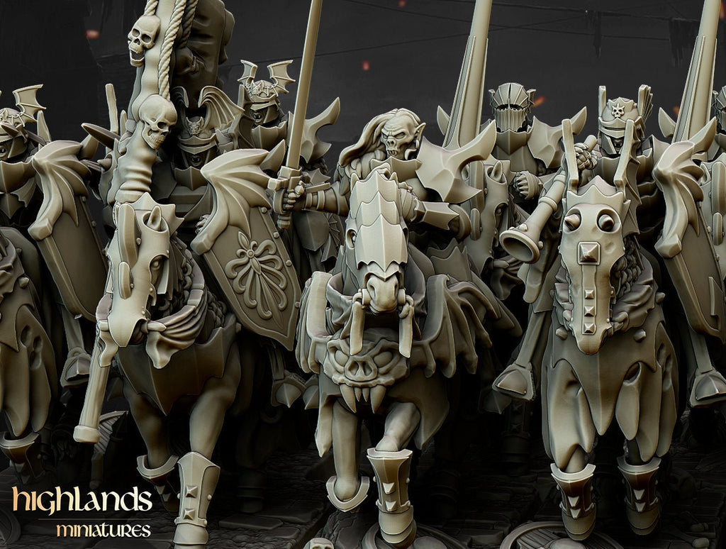Vampire Blood Knights - Highlands Miniatures - Sigmarite Boutique