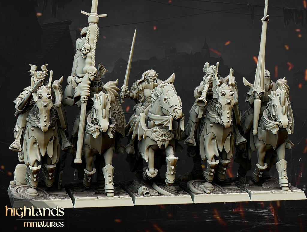 Vampire Blood Knights - Highlands Miniatures - Sigmarite Boutique