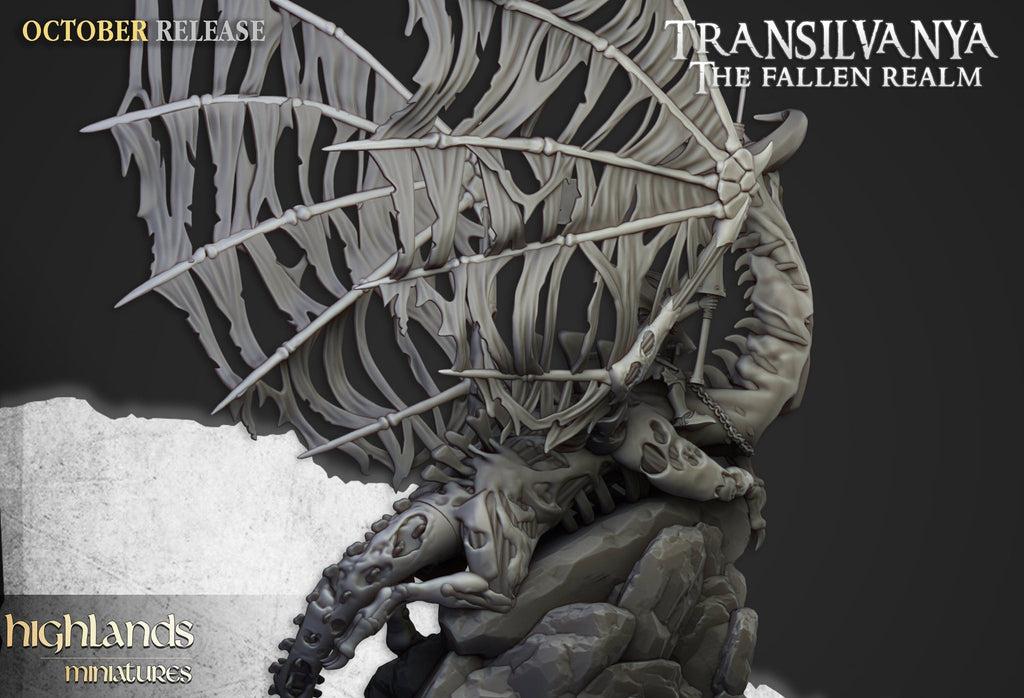 Vampire Lord on Zombie Dragon - Highlands Miniatures - Sigmarite Boutique
