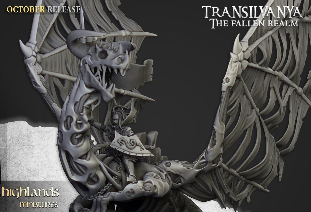 Vampire Lord on Zombie Dragon - Highlands Miniatures - Sigmarite Boutique