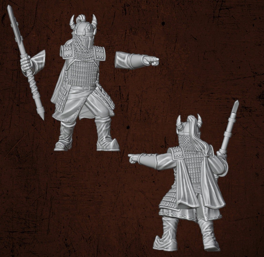 Varangian Chieftain - Dark Lords Fallen Legions - Quartermaster 3D - Sigmarite Boutique