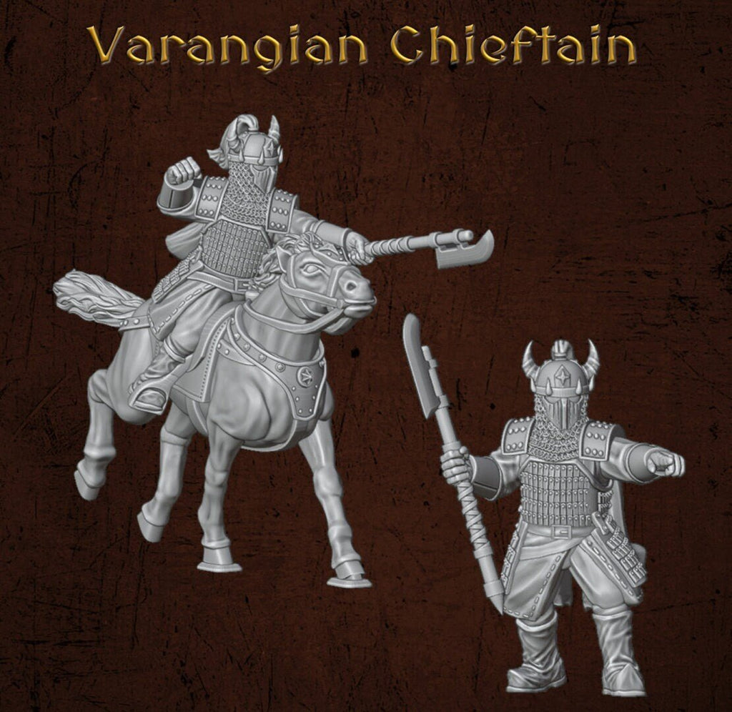 Varangian Chieftain - Dark Lords Fallen Legions - Quartermaster 3D - Sigmarite Boutique
